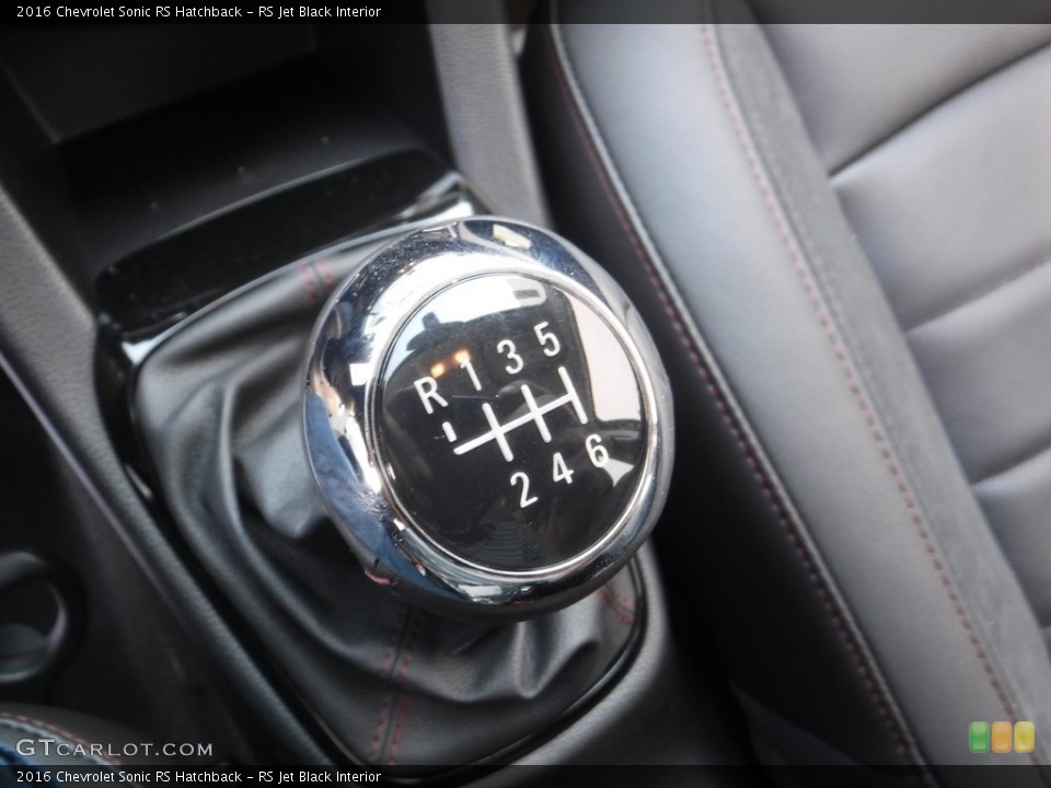 RS Jet Black Interior Transmission for the 2016 Chevrolet Sonic RS Hatchback #113442338