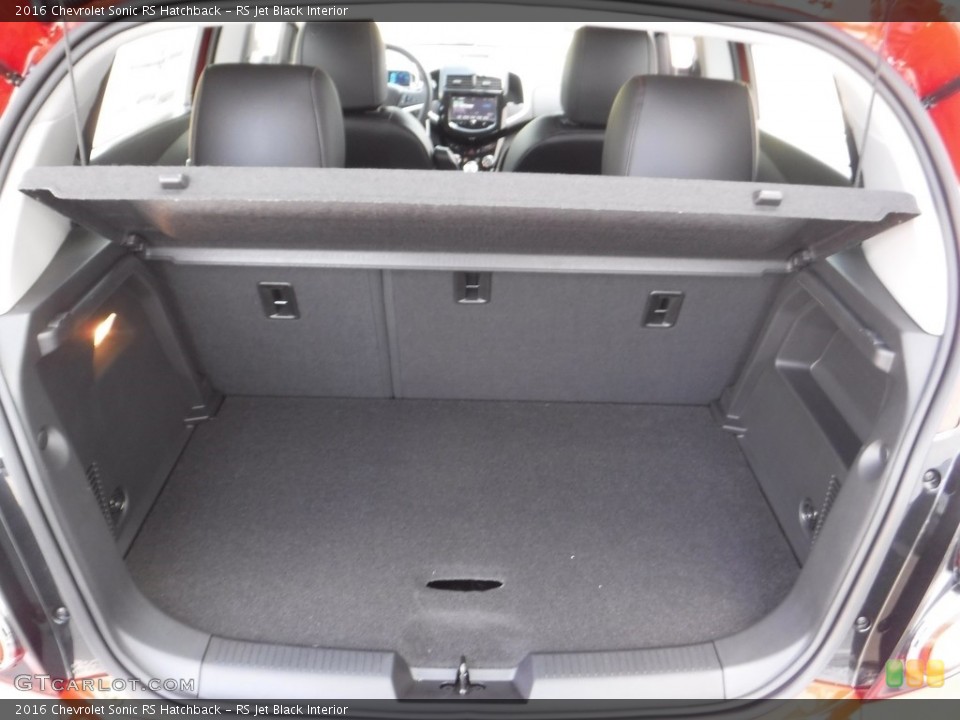 RS Jet Black Interior Trunk for the 2016 Chevrolet Sonic RS Hatchback #113442506