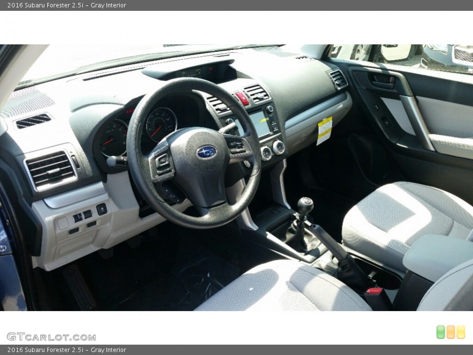 Gray Interior Photo for the 2016 Subaru Forester 2.5i #113443049
