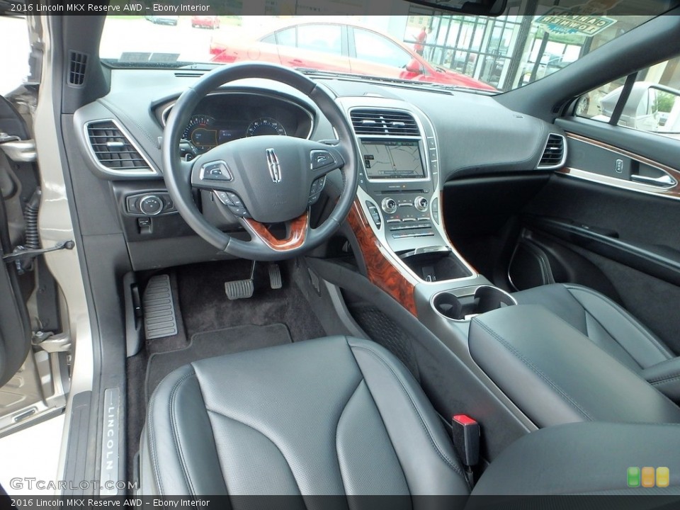 Ebony Interior Photo for the 2016 Lincoln MKX Reserve AWD #113498336