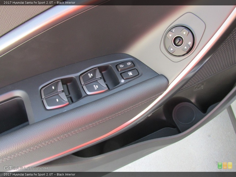 Black Interior Controls for the 2017 Hyundai Santa Fe Sport 2.0T #113541499