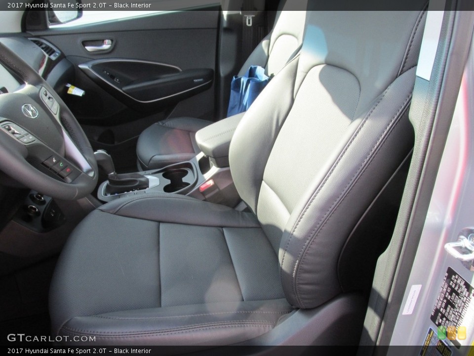 Black Interior Front Seat for the 2017 Hyundai Santa Fe Sport 2.0T #113541529