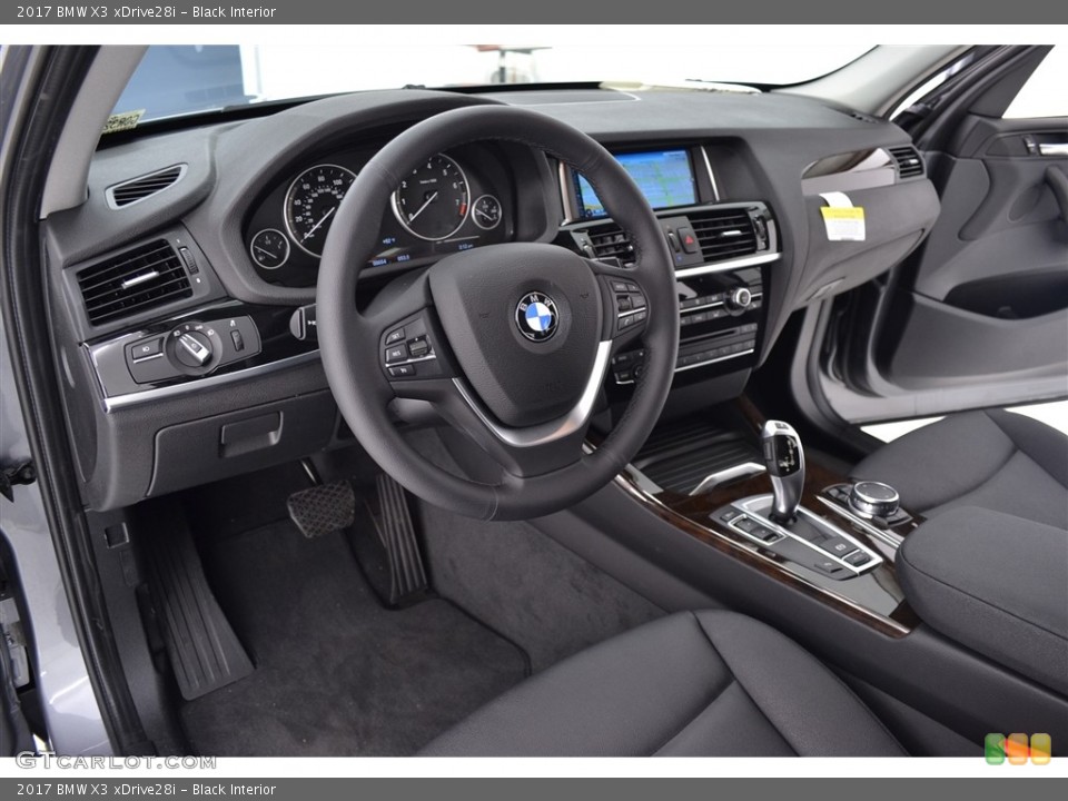 Black Interior Photo for the 2017 BMW X3 xDrive28i #113543371