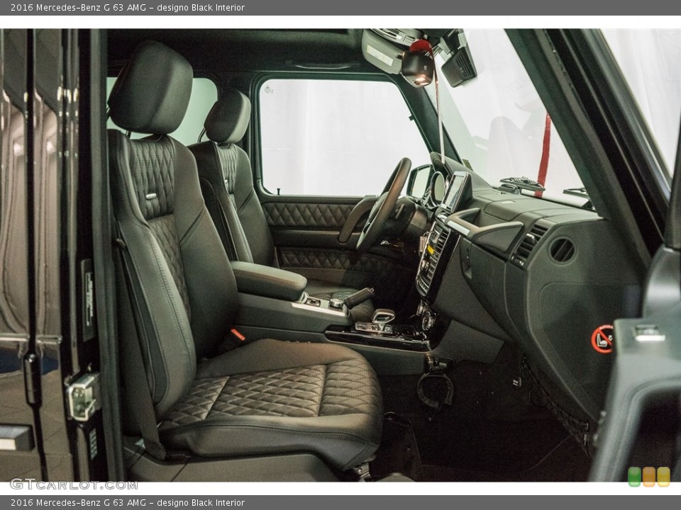 designo Black Interior Front Seat for the 2016 Mercedes-Benz G 63 AMG #113550112