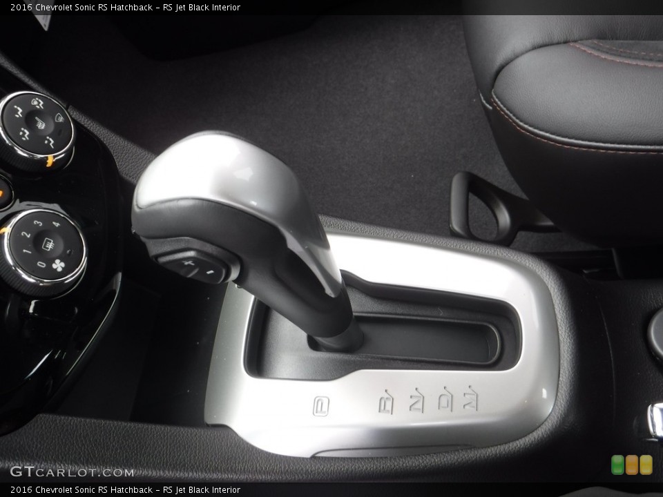 RS Jet Black Interior Transmission for the 2016 Chevrolet Sonic RS Hatchback #113579776