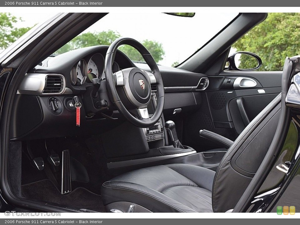 Black Interior Dashboard for the 2006 Porsche 911 Carrera S Cabriolet #113591215