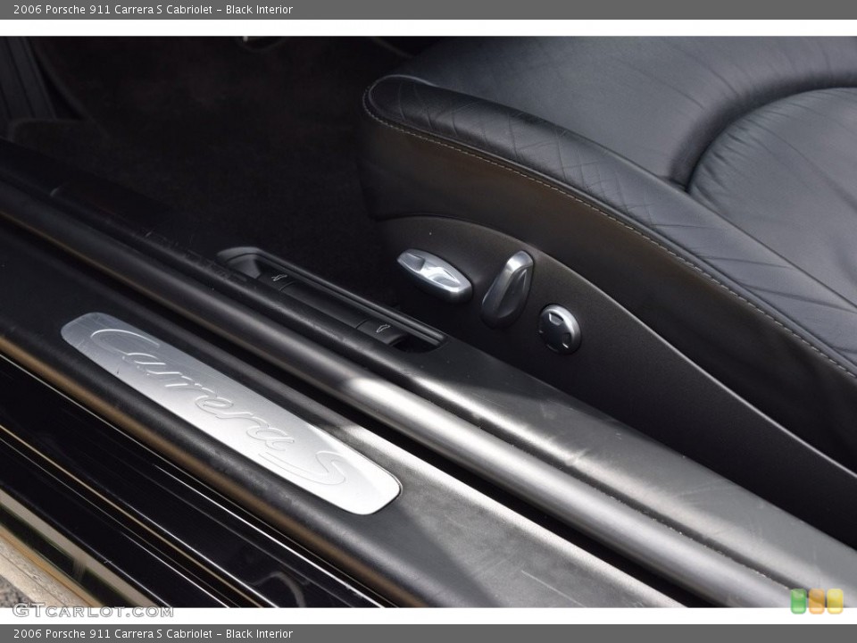 Black Interior Controls for the 2006 Porsche 911 Carrera S Cabriolet #113591383