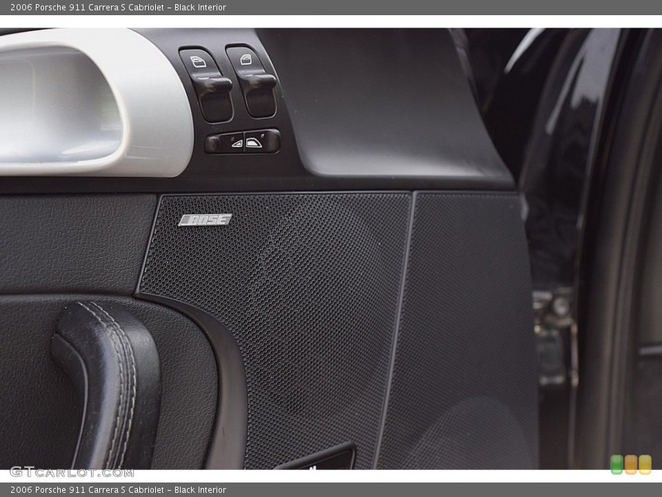Black Interior Audio System for the 2006 Porsche 911 Carrera S Cabriolet #113591704