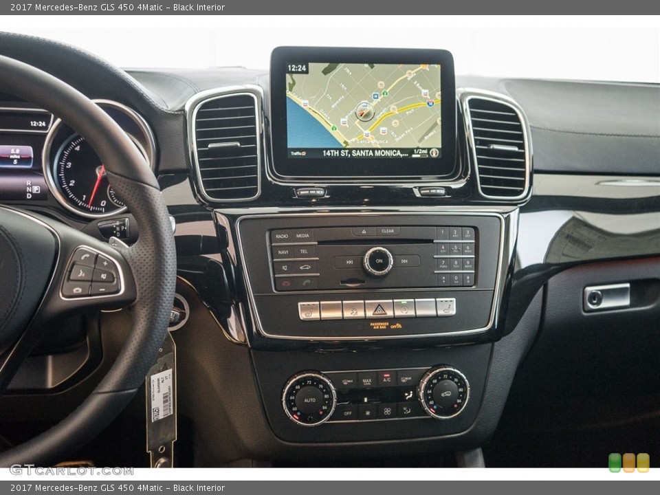 Black Interior Controls for the 2017 Mercedes-Benz GLS 450 4Matic #113591788