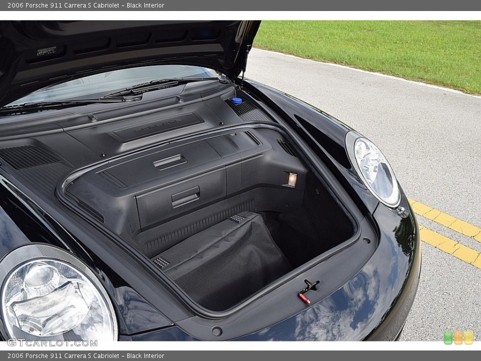 Black Interior Trunk for the 2006 Porsche 911 Carrera S Cabriolet #113591899