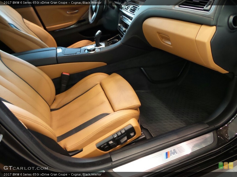 Cognac/Black Interior Photo for the 2017 BMW 6 Series 650i xDrive Gran Coupe #113591917