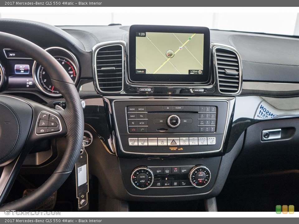 Black Interior Dashboard for the 2017 Mercedes-Benz GLS 550 4Matic #113592112