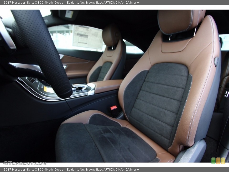Edition 1 Nut Brown/Black ARTICO/DINAMICA Interior Photo for the 2017 Mercedes-Benz C 300 4Matic Coupe #113596999