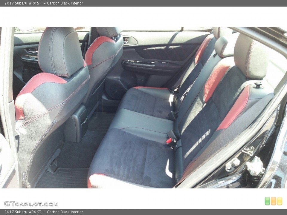 Carbon Black Interior Rear Seat for the 2017 Subaru WRX STI #113600227