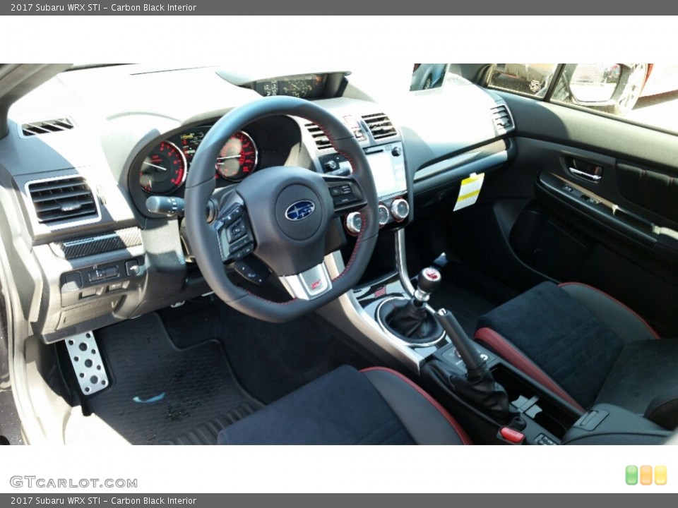 Carbon Black Interior Photo for the 2017 Subaru WRX STI #113600257