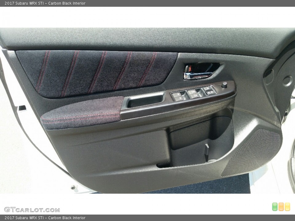 Carbon Black Interior Door Panel for the 2017 Subaru WRX STI #113621880