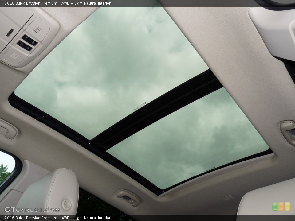 Light Neutral Interior Sunroof for the 2016 Buick Envision Premium II AWD #113631051