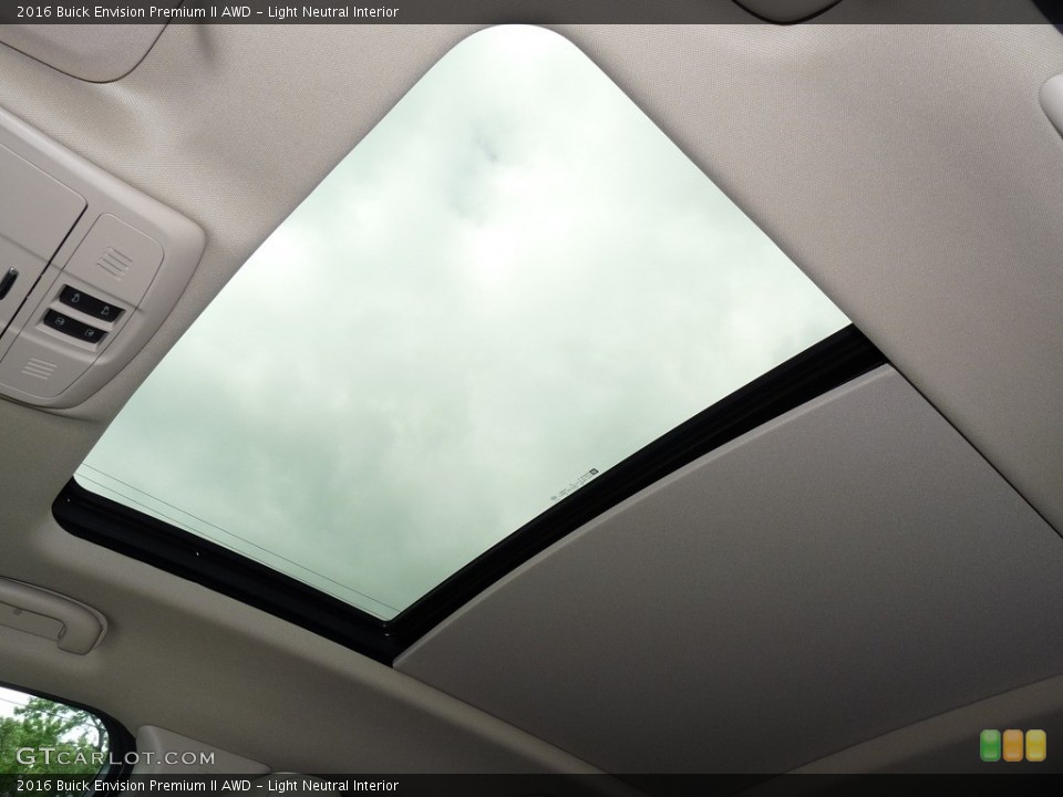 Light Neutral Interior Sunroof for the 2016 Buick Envision Premium II AWD #113631076