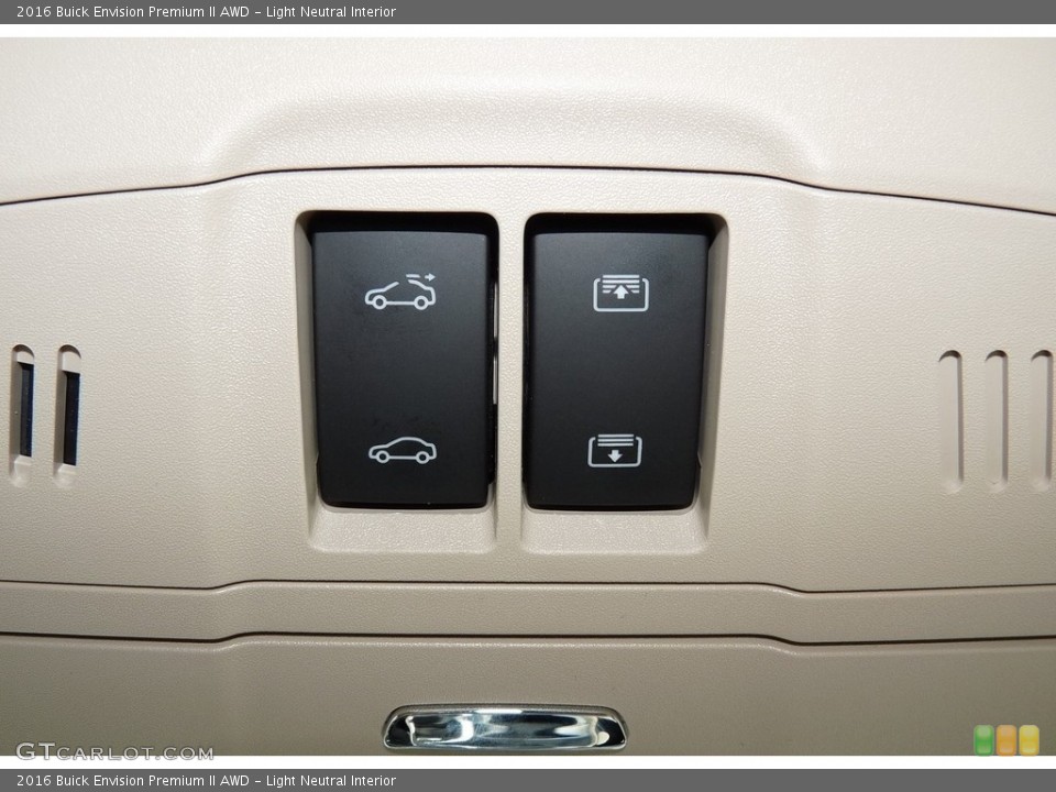 Light Neutral Interior Controls for the 2016 Buick Envision Premium II AWD #113631105
