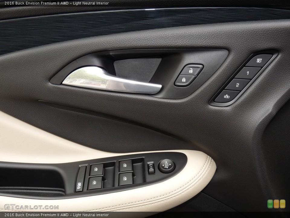 Light Neutral Interior Controls for the 2016 Buick Envision Premium II AWD #113631204