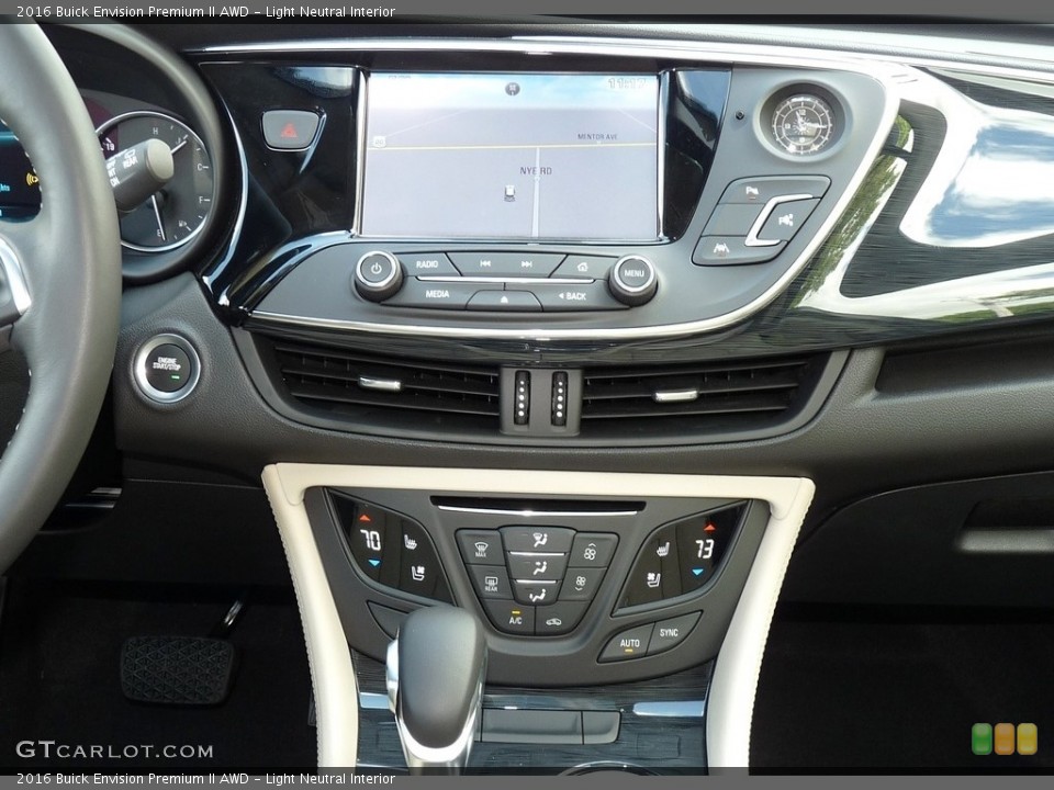 Light Neutral Interior Controls for the 2016 Buick Envision Premium II AWD #113631354