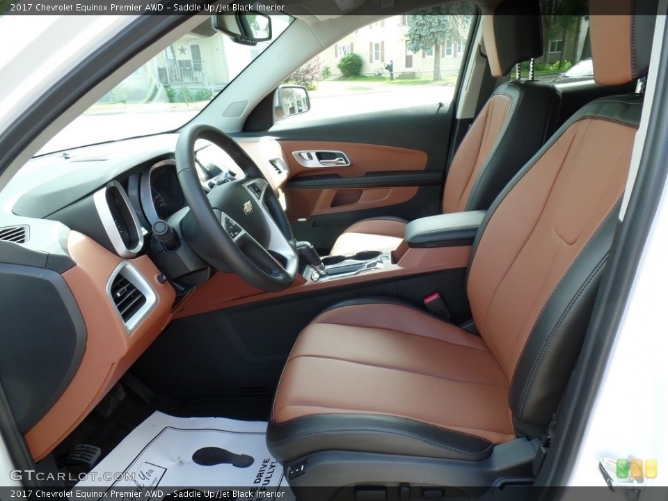 Saddle Up/Jet Black Interior Photo for the 2017 Chevrolet Equinox Premier AWD #113714149