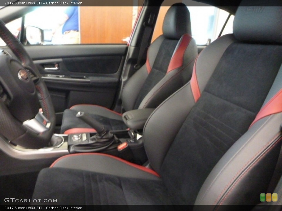 Carbon Black Interior Front Seat for the 2017 Subaru WRX STI #113714266