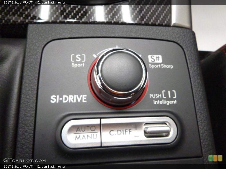 Carbon Black Interior Controls for the 2017 Subaru WRX STI #113714335