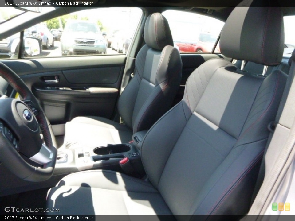 Carbon Black Interior Photo for the 2017 Subaru WRX Limited #113714746