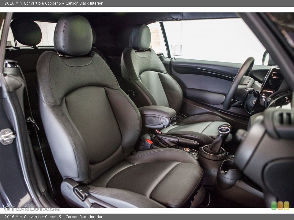 Carbon Black Interior Photo for the 2016 Mini Convertible Cooper S #113739154