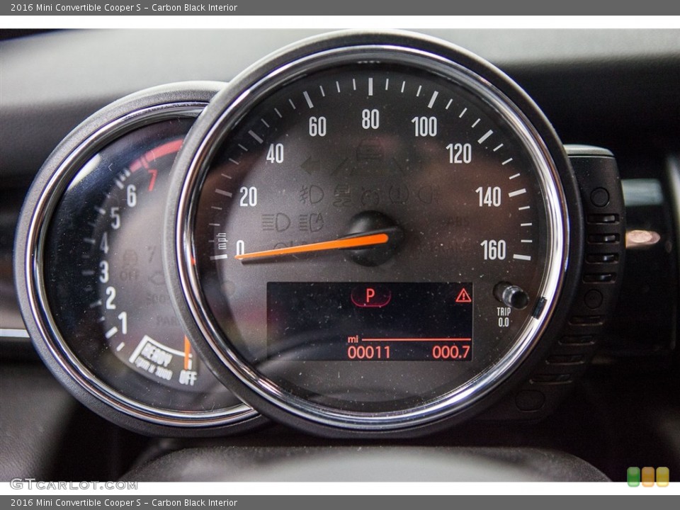 Carbon Black Interior Gauges for the 2016 Mini Convertible Cooper S #113739283
