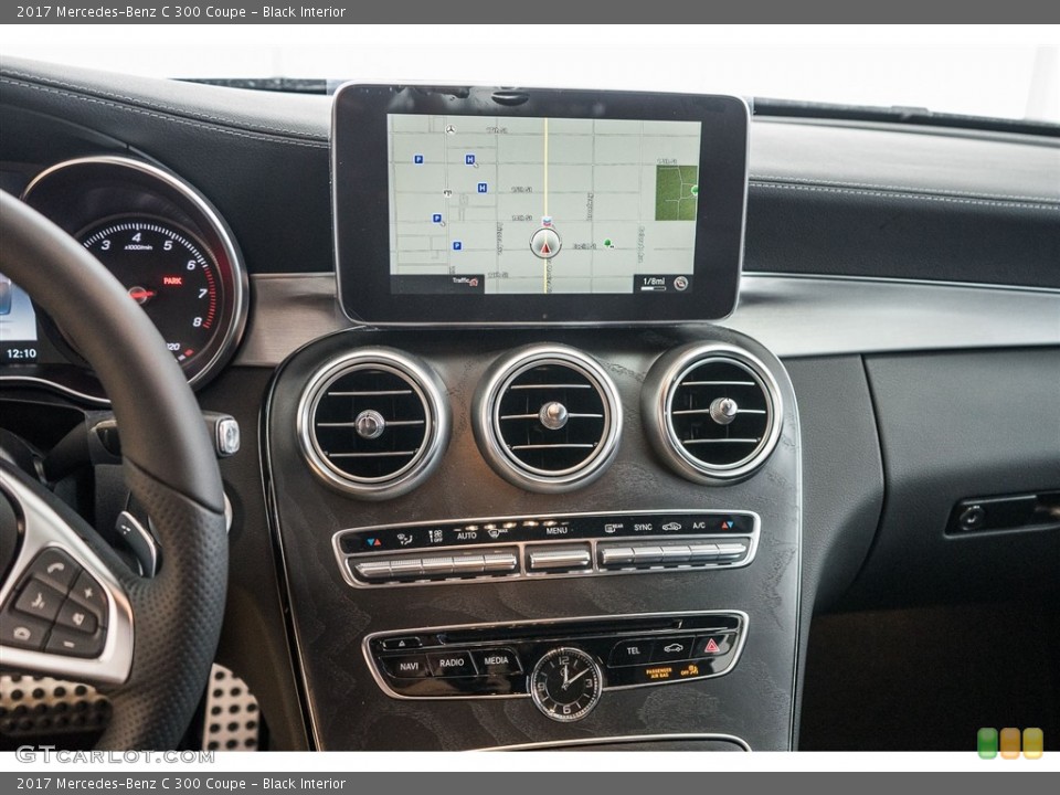 Black Interior Controls for the 2017 Mercedes-Benz C 300 Coupe #113744049