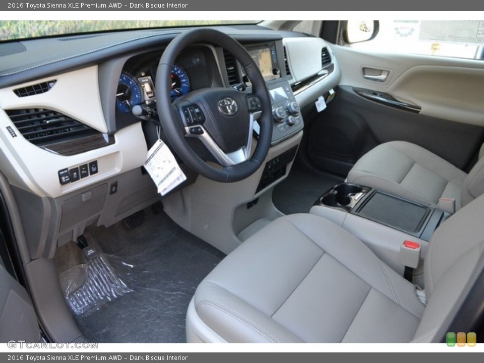 Dark Bisque Interior Photo for the 2016 Toyota Sienna XLE Premium AWD #113771300