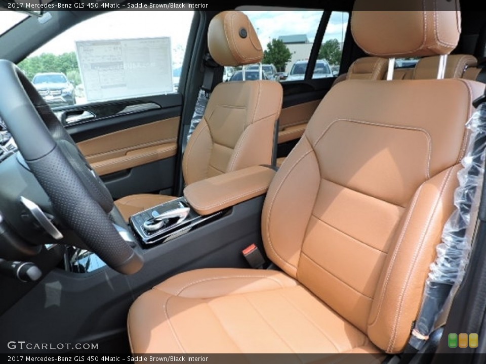 Saddle Brown/Black Interior Photo for the 2017 Mercedes-Benz GLS 450 4Matic #113775149