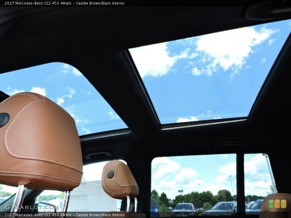 Saddle Brown/Black Interior Sunroof for the 2017 Mercedes-Benz GLS 450 4Matic #113775197