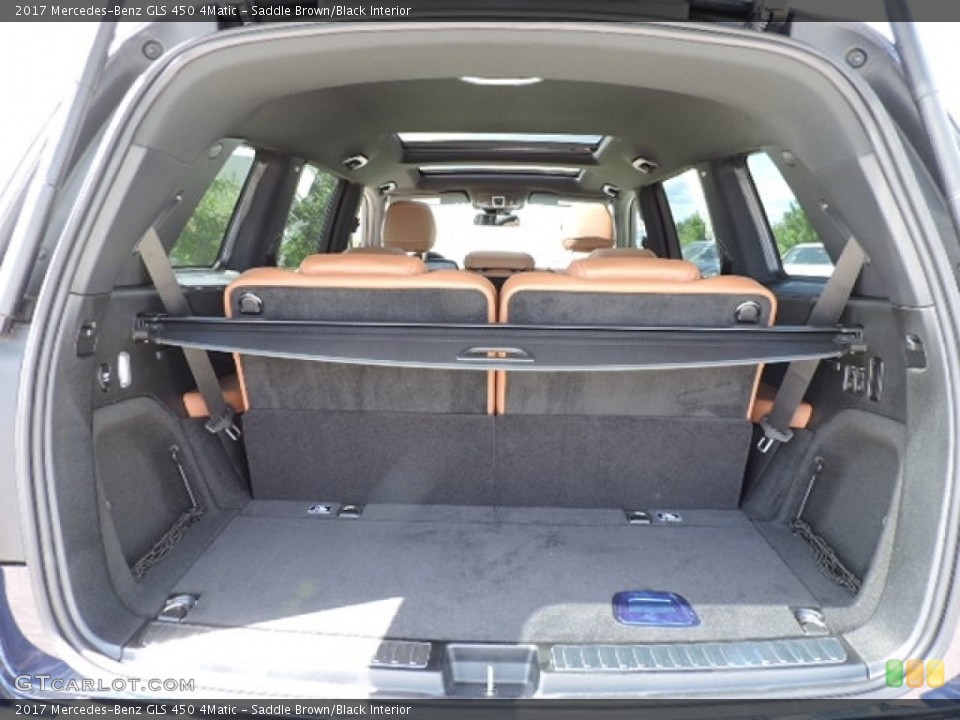 Saddle Brown/Black Interior Trunk for the 2017 Mercedes-Benz GLS 450 4Matic #113775236