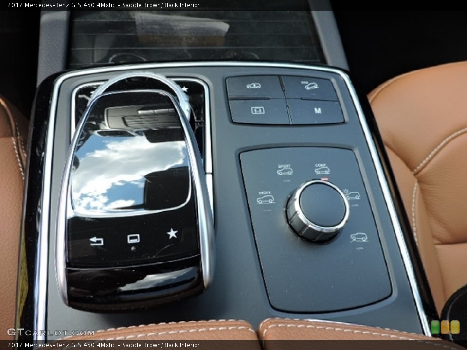Saddle Brown/Black Interior Controls for the 2017 Mercedes-Benz GLS 450 4Matic #113775380