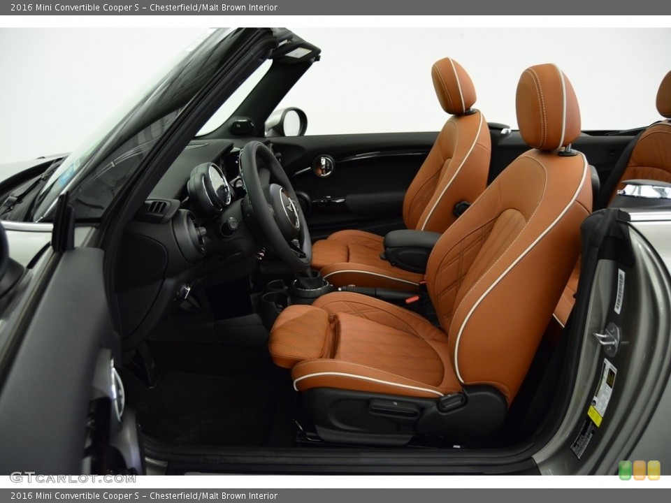 Chesterfield/Malt Brown Interior Photo for the 2016 Mini Convertible Cooper S #113790992