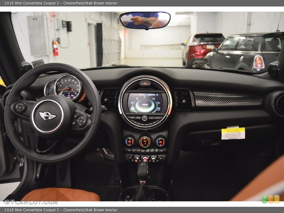 Chesterfield/Malt Brown Interior Dashboard for the 2016 Mini Convertible Cooper S #113791049