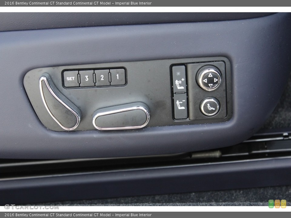 Imperial Blue Interior Controls for the 2016 Bentley Continental GT  #113793026