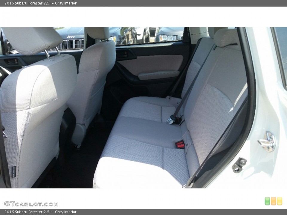 Gray Interior Rear Seat for the 2016 Subaru Forester 2.5i #113794067