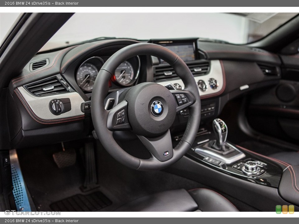 Black 2016 BMW Z4 Interiors