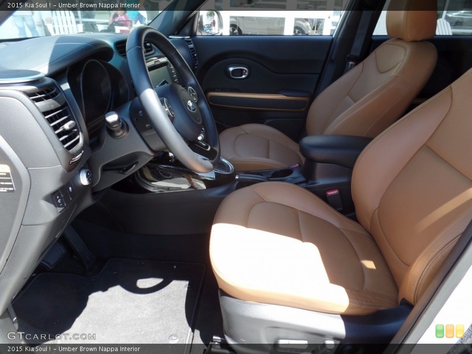 Umber Brown Nappa Interior Front Seat for the 2015 Kia Soul ! #113823046