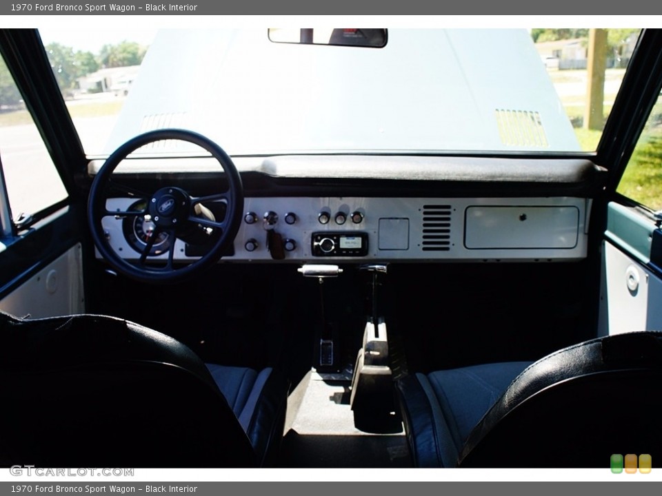 Black Interior Dashboard for the 1970 Ford Bronco Sport Wagon #113844460