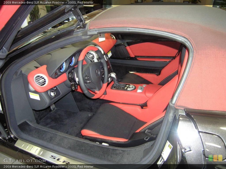 300SL Red Interior Photo for the 2009 Mercedes-Benz SLR McLaren Roadster #11385297