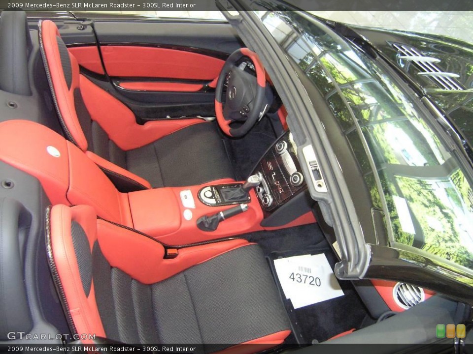 300SL Red Interior Photo for the 2009 Mercedes-Benz SLR McLaren Roadster #11385312