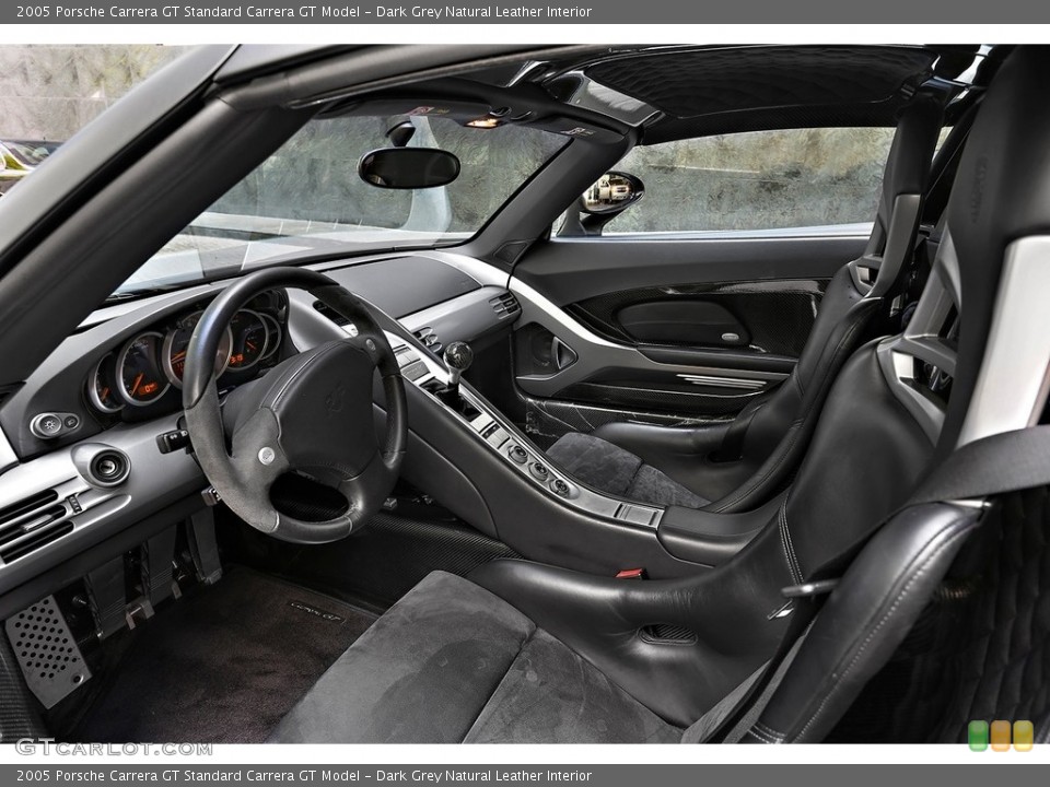 Dark Grey Natural Leather Interior Photo for the 2005 Porsche Carrera GT  #113862445