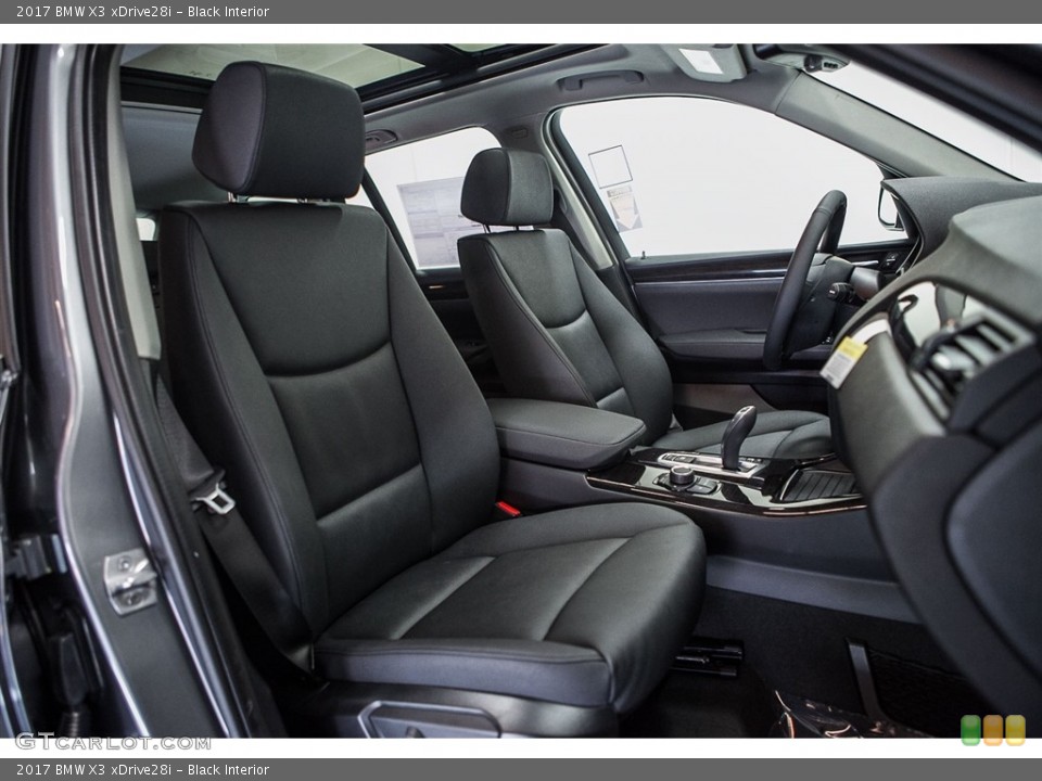 Black Interior Photo for the 2017 BMW X3 xDrive28i #113863381