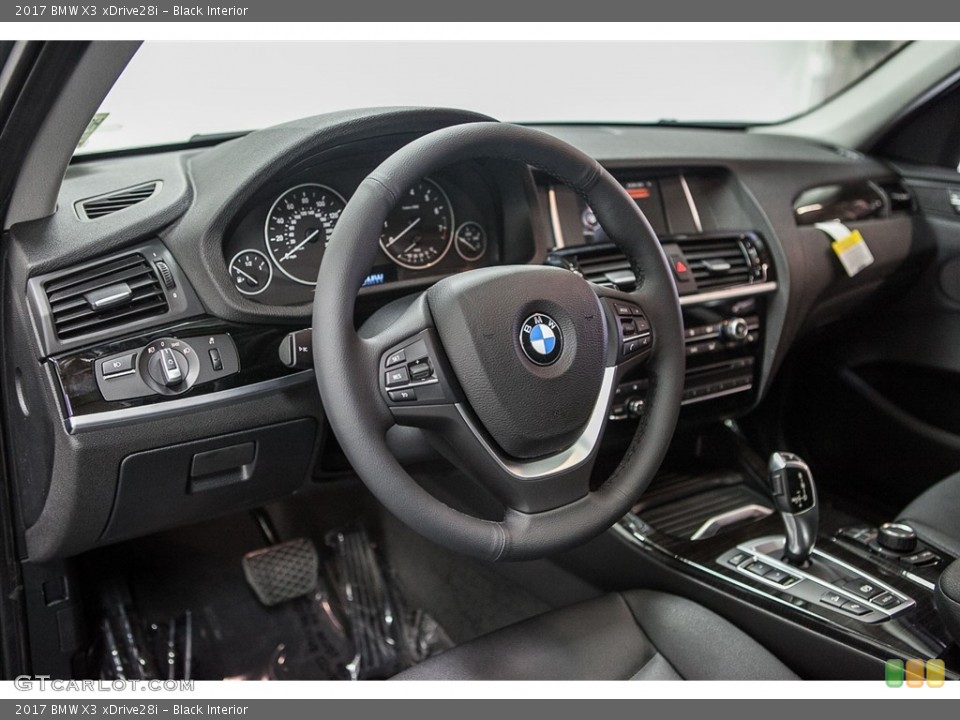 Black Interior Dashboard for the 2017 BMW X3 xDrive28i #113863486