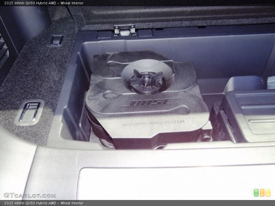 Wheat Interior Audio System for the 2015 Infiniti QX60 Hybrid AWD #113870539